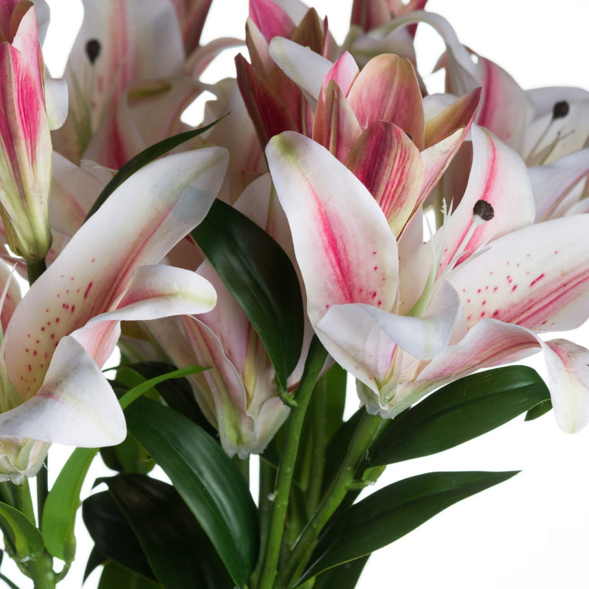 Stargazer Lily - Luxury Artificial Flower Single Stem Luxury Home Decor Garden & Outdoor And Gifts