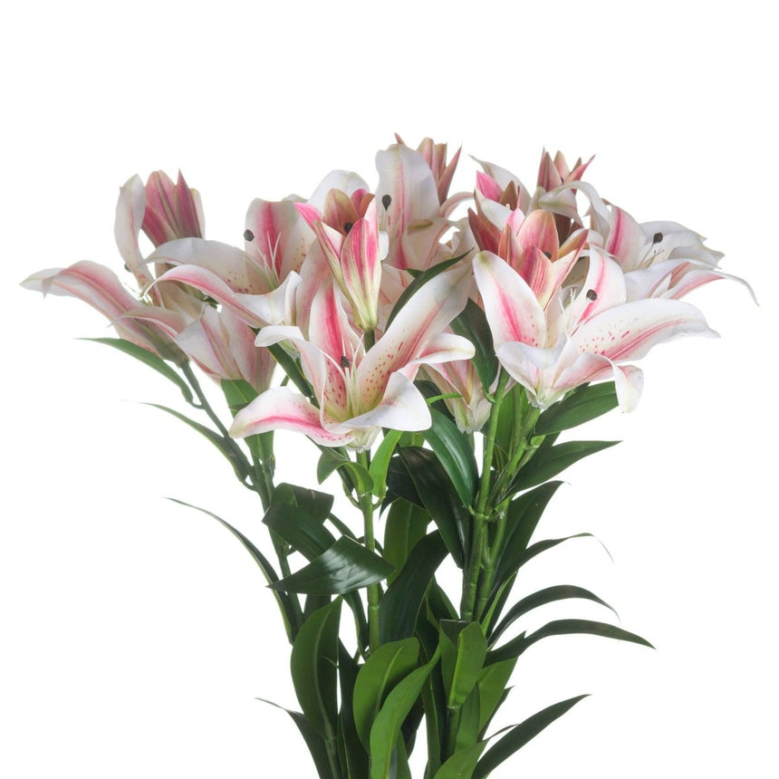 Stargazer Lily - Luxury Artificial Flower Single Stem Luxury Home Decor Garden & Outdoor And Gifts