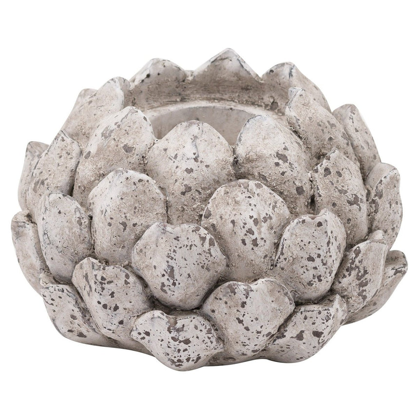 Stone Effect Acorn Tea Light Holder Luxury Home Decor Garden & Outdoor And Gifts