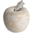 Stone Effect Apple Sculpture Figurine Medium - Decorative Ornaments UK Luxury Home Decor Garden & Outdoor And Gifts
