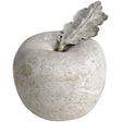 Stone Effect Apple Sculpture Figurine Small - Decorative Ornaments UK Luxury Home Decor Garden & Outdoor And Gifts