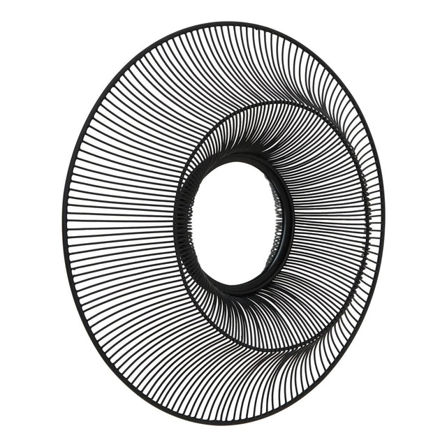 Stunning Round Chico Black Wire Mirror 61cm - Wall Mirrors UK Luxury Home Decor Garden & Outdoor And Gifts