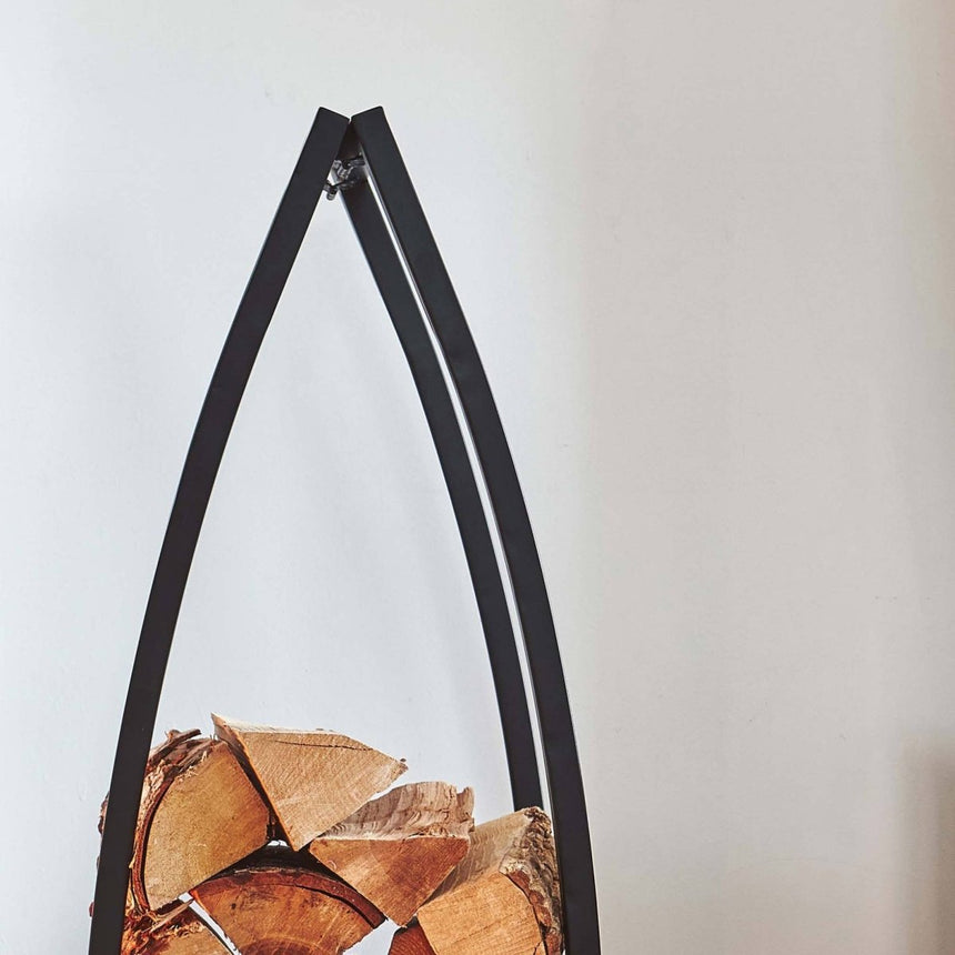 Tall Leaf Log Storage H120cm Luxury Home Decor Garden & Outdoor And Gifts