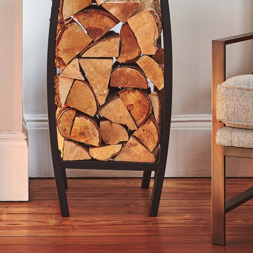 Tall Leaf Log Storage H120cm Luxury Home Decor Garden & Outdoor And Gifts