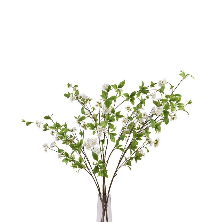 Tall Mock Orange Spray - Luxury Artificial Flower Single Stem Luxury Home Decor Garden & Outdoor And Gifts