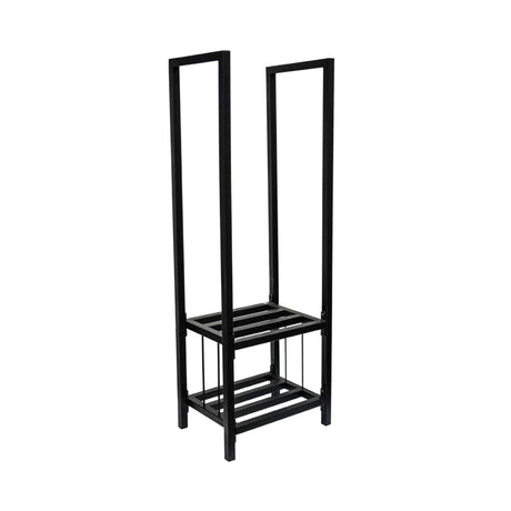 Tall Square Shelved Log Storage H120cm Luxury Home Decor Garden & Outdoor And Gifts