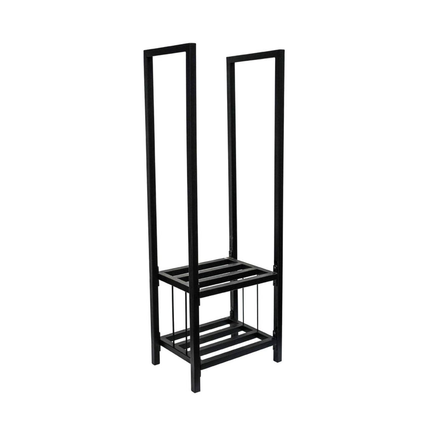 Tall Square Shelved Log Storage H120cm Luxury Home Decor Garden & Outdoor And Gifts