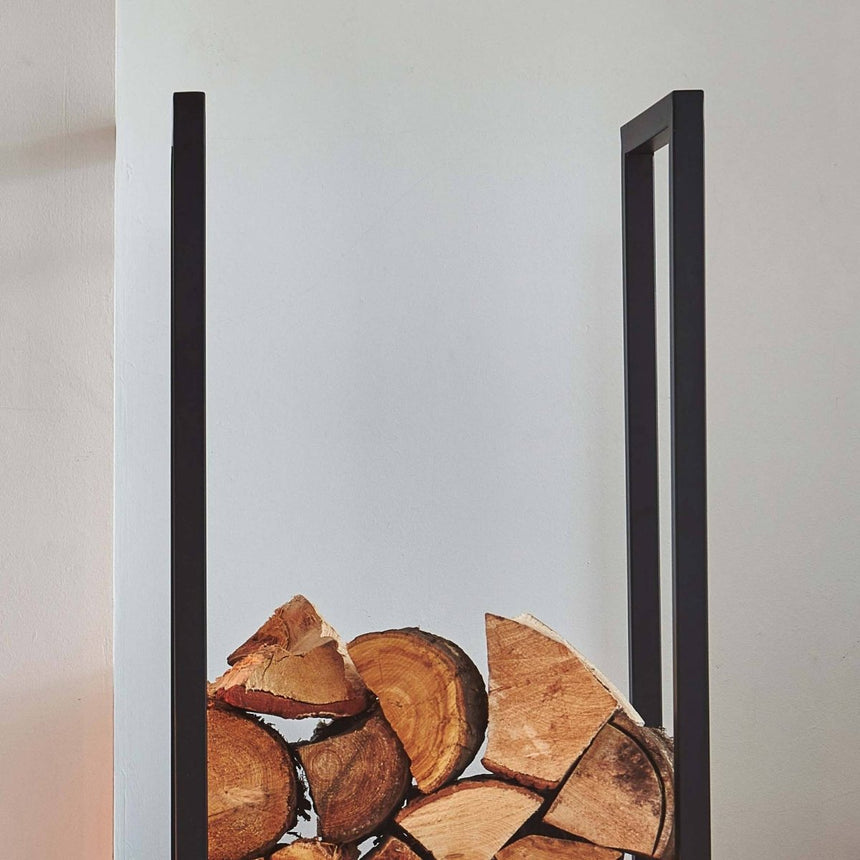 Tall Square Shelved Log Storage H120cm Luxury Home Decor Garden & Outdoor And Gifts