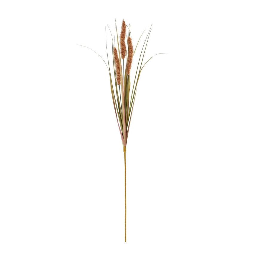 Terracotta Triple Grass - Luxury Artificial Flower Single Stem Luxury Home Decor Garden & Outdoor And Gifts