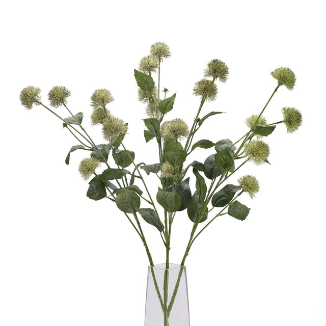 Thistle Globe - Luxury Artificial Flower Single Stem Luxury Home Decor Garden & Outdoor And Gifts