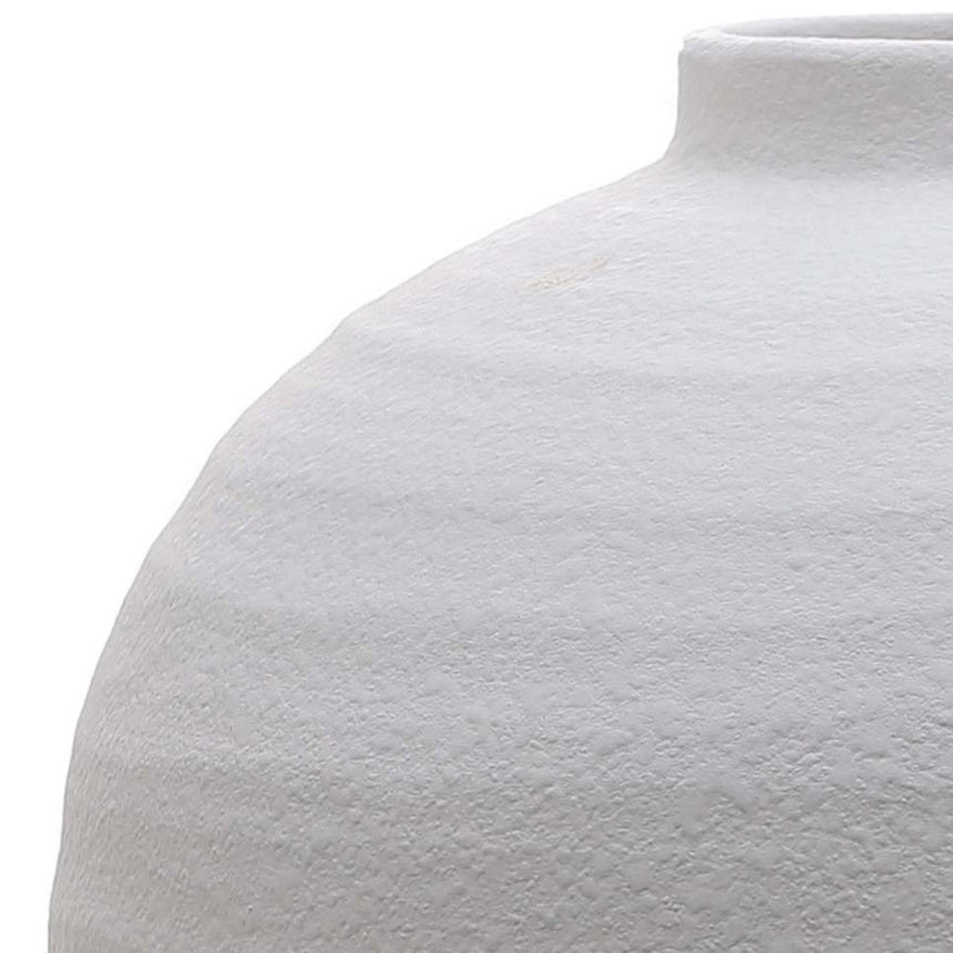 Tiber Matt White Ceramic Vase - Decorative Ceramic Vases UK Luxury Home Decor Garden & Outdoor And Gifts