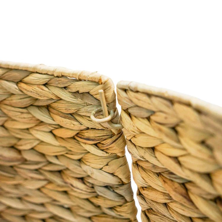 Water Hyacinth Christmas Tree Skirt - Foldable, Natural Brown Quality Home Decor Garden & Outdoor Living and Gifts