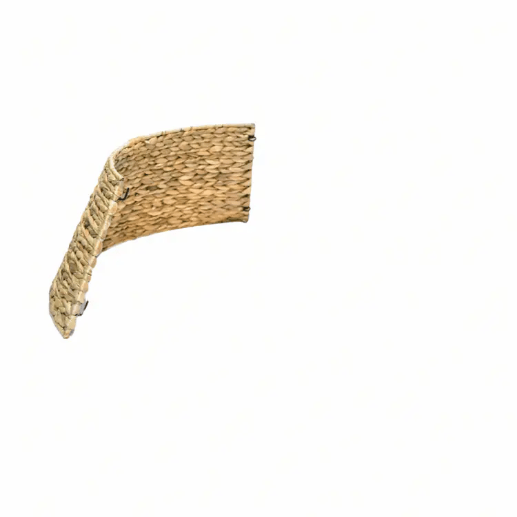 Water Hyacinth Christmas Tree Skirt Round - Foldable, Natural Brown Quality Home Decor Garden & Outdoor Living and Gifts