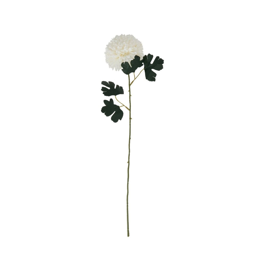 White Chrysanthemum - Luxury Artificial Flower Single Stem Luxury Home Decor Garden & Outdoor And Gifts