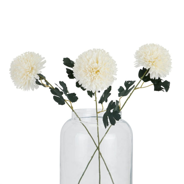 White Chrysanthemum - Luxury Artificial Flower Single Stem Luxury Home Decor Garden & Outdoor And Gifts