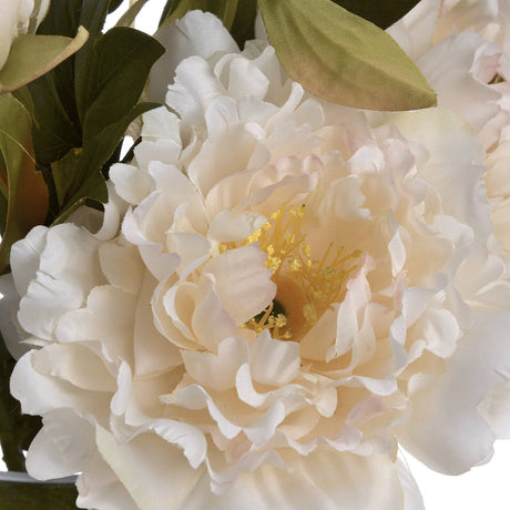 White Fashion Peony - Luxury Artificial Flower Single Stem Luxury Home Decor Garden & Outdoor And Gifts