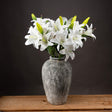 White Lily - Luxury Artificial Flower Single Stem Luxury Home Decor Garden & Outdoor And Gifts