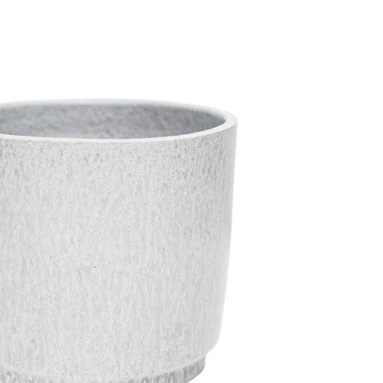 White Marble Finish Indoor Planter - Handmade in Portugal Luxury Home Decor Garden & Outdoor And Gifts