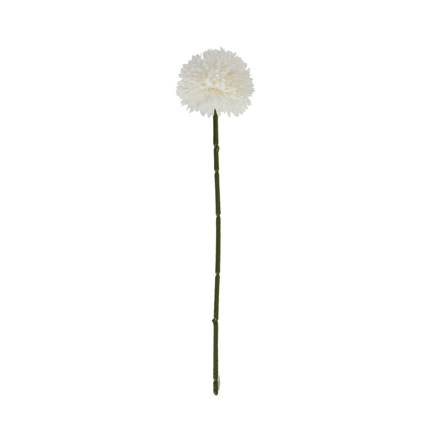 White Short Chrysanthemum - Luxury Artificial Flower Single Stem Luxury Home Decor Garden & Outdoor And Gifts