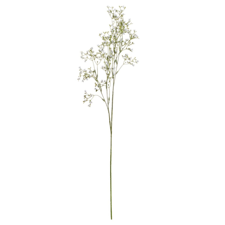 White Wildflower Spray - Luxury Artificial Flower Single Stem Luxury Home Decor Garden & Outdoor And Gifts