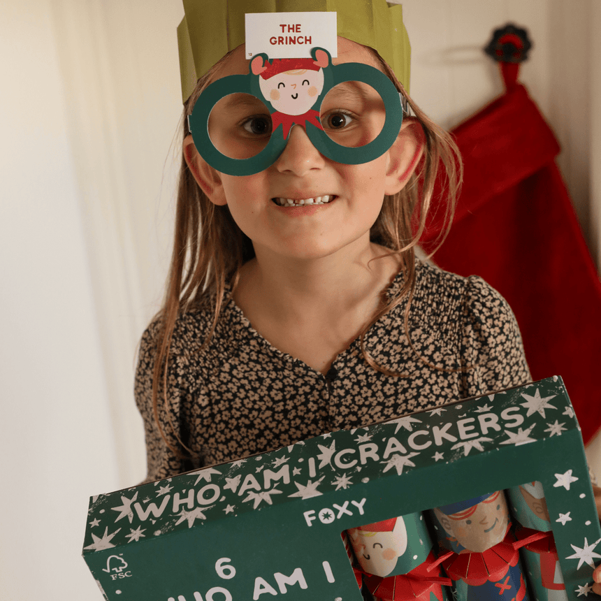 Who Am I Elf Kids’ Christmas Crackers – 12" Tray of 6 | Decor Sanctuary Quality Home Decor Garden & Outdoor Living and Gifts