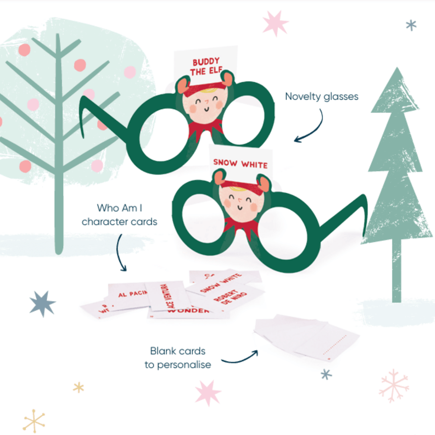 Who Am I Elf Kids’ Christmas Crackers – 12" Tray of 6 | Decor Sanctuary Quality Home Decor Garden & Outdoor Living and Gifts