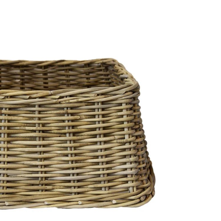 Wicker Christmas Tree Skirt - Square, Natural & Brown Quality Home Decor Garden & Outdoor Living and Gifts