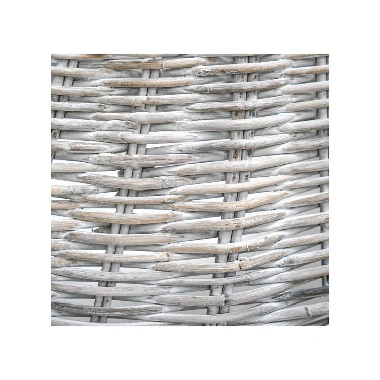 Wicker Christmas Tree Skirt White Wash - Rattan Quality Home Decor Garden & Outdoor Living and Gifts