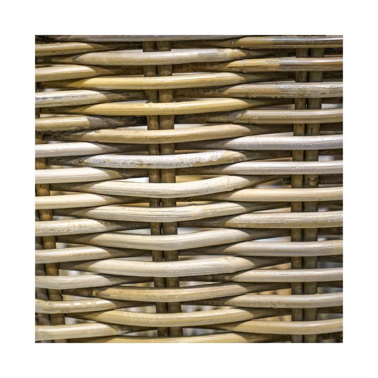 Wicker Log Basket Square S/2 45x50, 40x35cm Luxury Home Decor Garden & Outdoor And Gifts