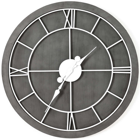 Williston Grey Wall Clock - Best Wall Clocks UK Luxury Home Decor Garden & Outdoor And Gifts