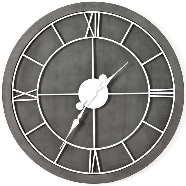 Williston Grey Wall Clock - Best Wall Clocks UK Luxury Home Decor Garden & Outdoor And Gifts