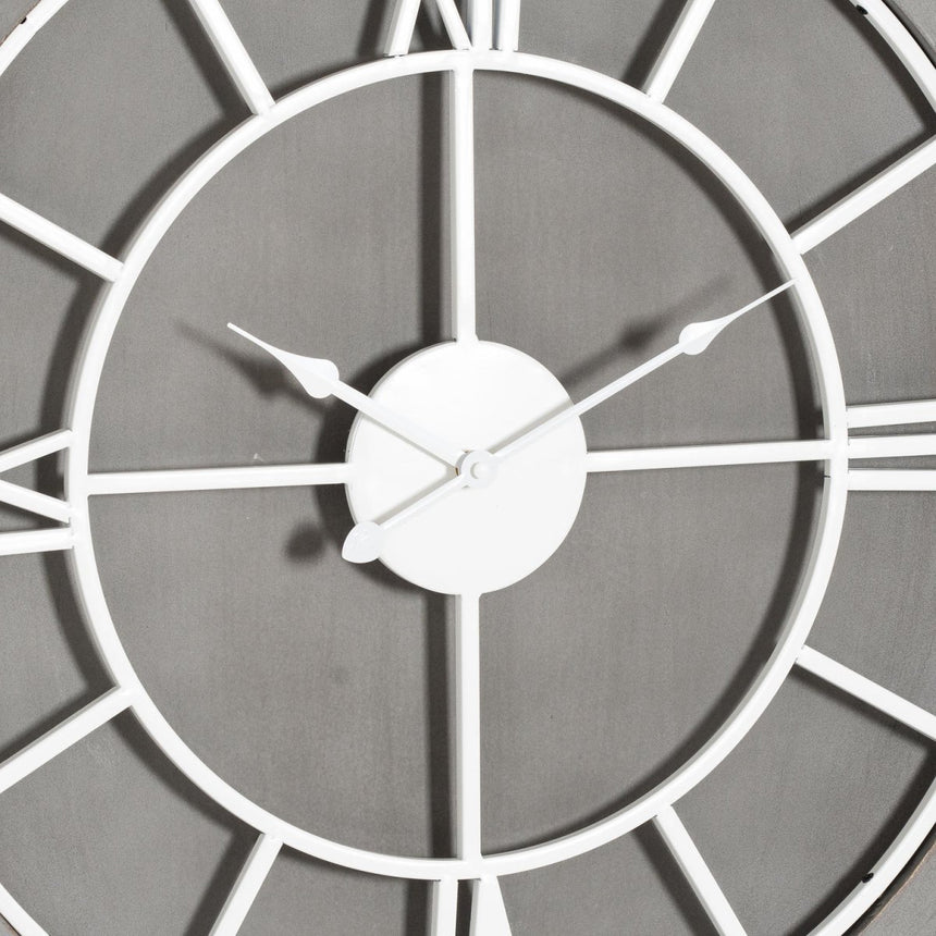 Williston Grey Wall Clock - Best Wall Clocks UK Luxury Home Decor Garden & Outdoor And Gifts