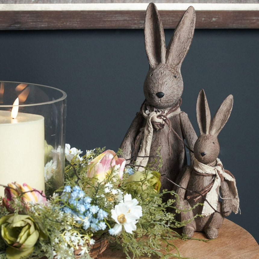 Winter Bunny Rabbit - Large Luxury Home Decor Garden & Outdoor And Gifts