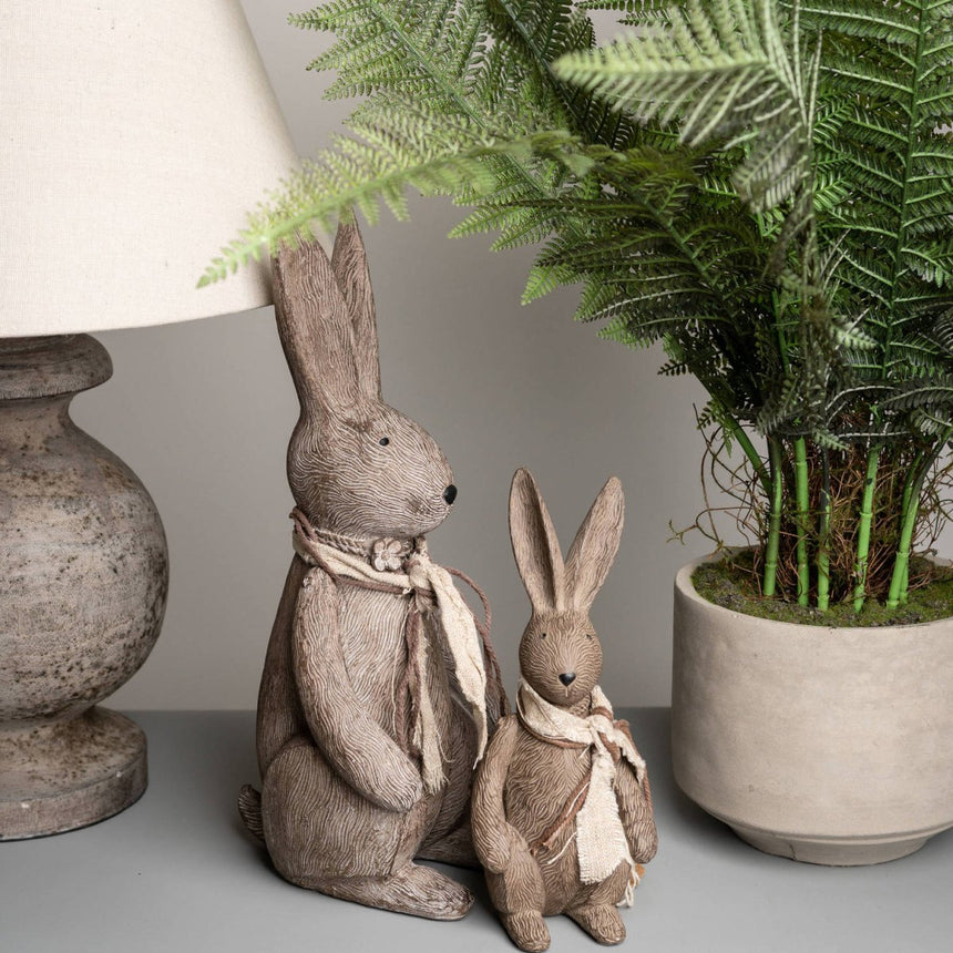 Winter Bunny Rabbit - Large Luxury Home Decor Garden & Outdoor And Gifts