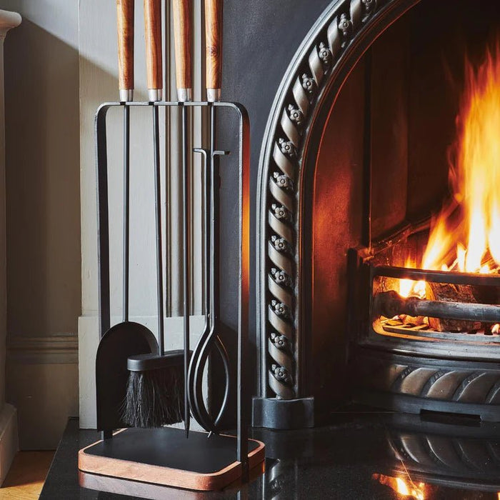 Wooden Handle Square Companion Set H73cm W24cm Luxury Home Decor Garden & Outdoor And Gifts