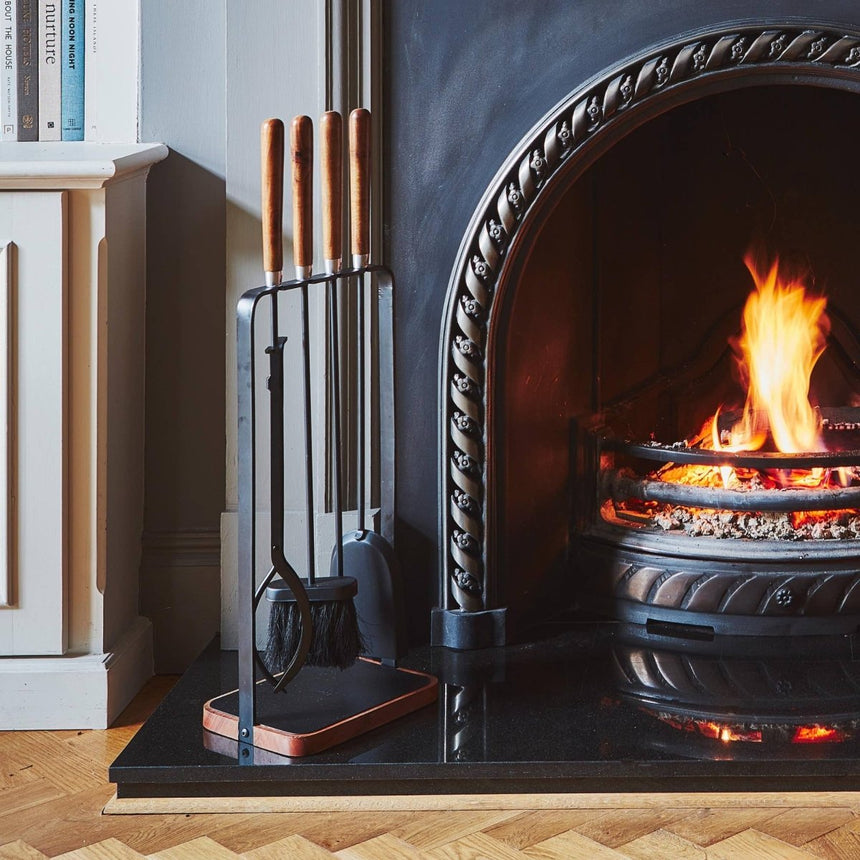 Wooden Handle Square Companion Set H73cm W24cm Luxury Home Decor Garden & Outdoor And Gifts