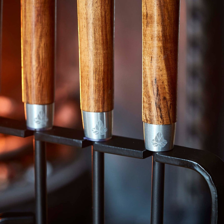 Wooden Handle Square Companion Set H73cm W24cm Luxury Home Decor Garden & Outdoor And Gifts