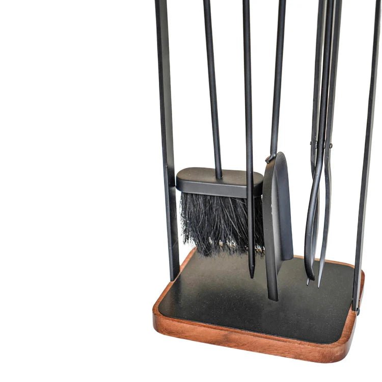 Wooden Handle Square Companion Set H73cm W24cm Luxury Home Decor Garden & Outdoor And Gifts