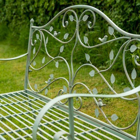 Woodland Garden Bench - Green Quality Home Decor Garden & Outdoor Living and Gifts