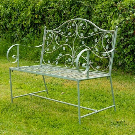 Woodland Garden Bench - Green Quality Home Decor Garden & Outdoor Living and Gifts