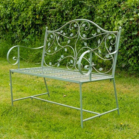 Woodland Garden Bench - Green Quality Home Decor Garden & Outdoor Living and Gifts