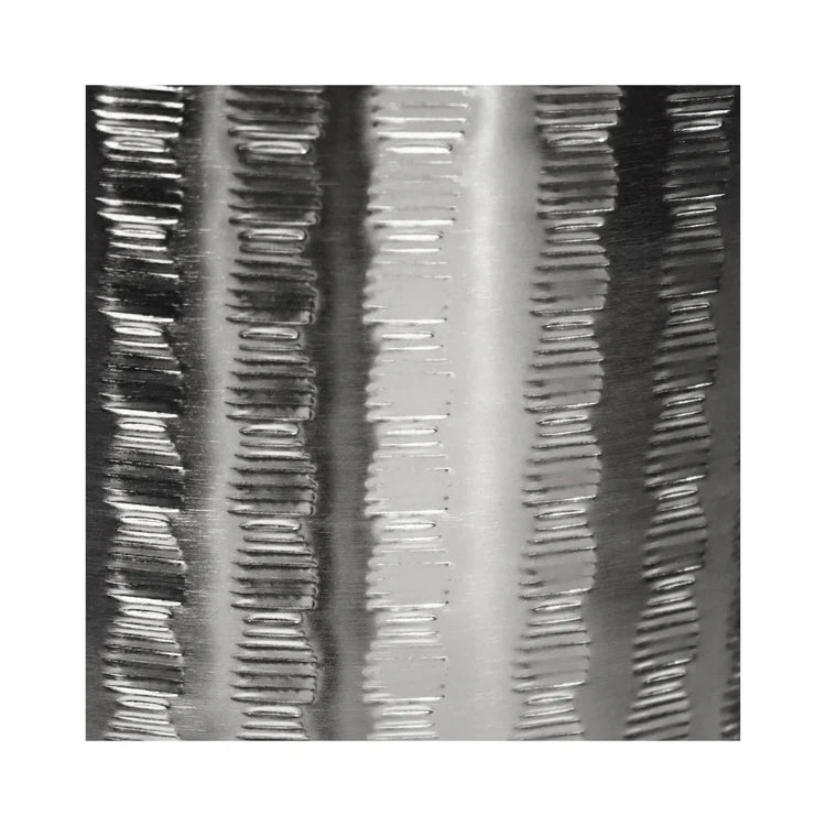 Zendaya Indoor Planter on Stand Silver Finish - Embossed, Metallic Tones, Suits All Decor Quality Home Decor Garden & Outdoor Living and Gifts