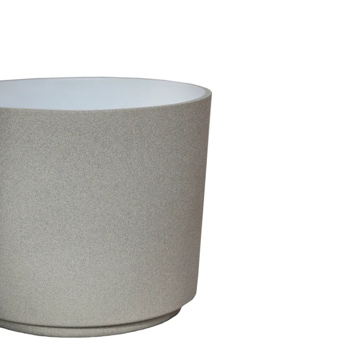 Extra Large Indoor Cement Grey Ceramic Plant Pot