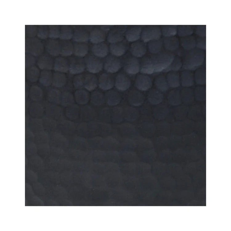 Small Indoor Planter Hammered Bowl Silver Nickel & Black - High-Shine Finish, Waterproof