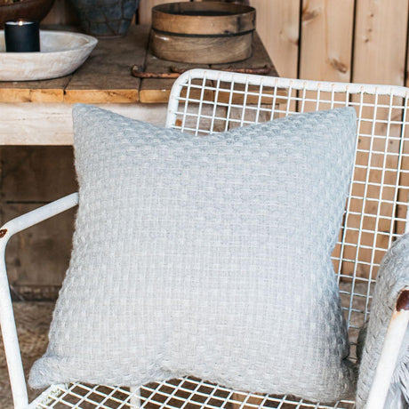 Moss Green Sofa/Chair Cushion - 100% Cotton, Luxury Feather Pad, 50x50cm