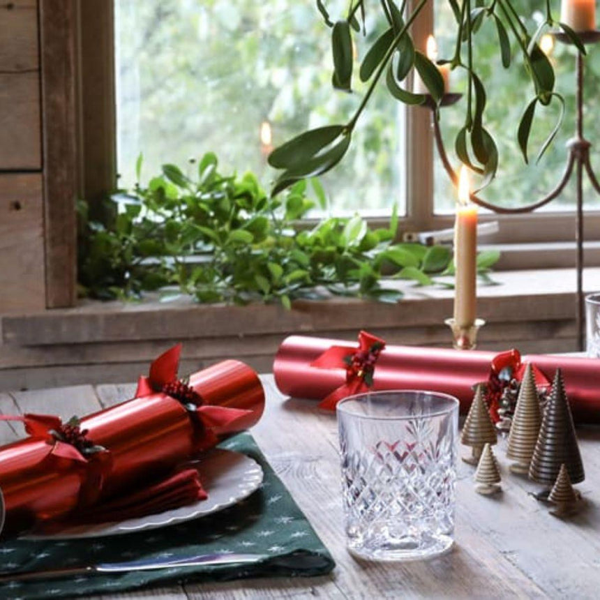 Festive Red Eco Christmas Crackers – FSC Mix