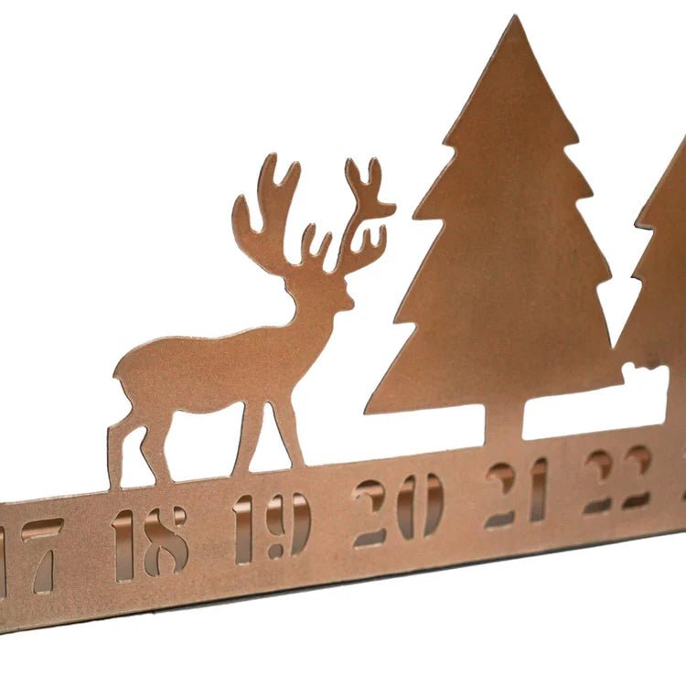 Advent Forest Tealight Centrepiece Metal Copper Quality Home Decor Garden & Outdoor Living and Gifts