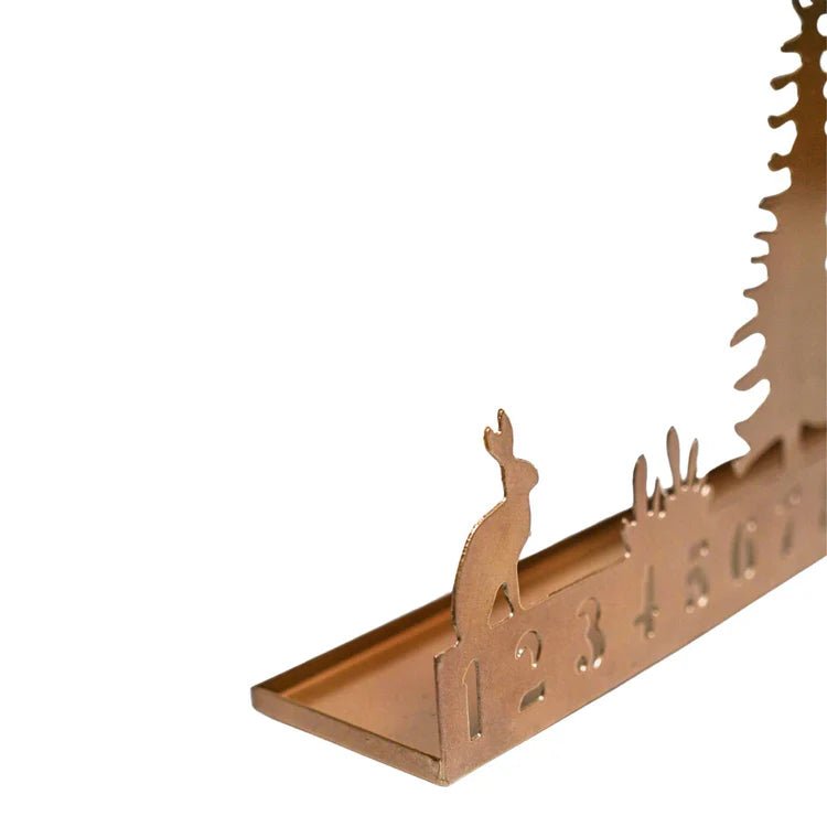 Advent Forest Tealight Centrepiece Metal Copper Quality Home Decor Garden & Outdoor Living and Gifts
