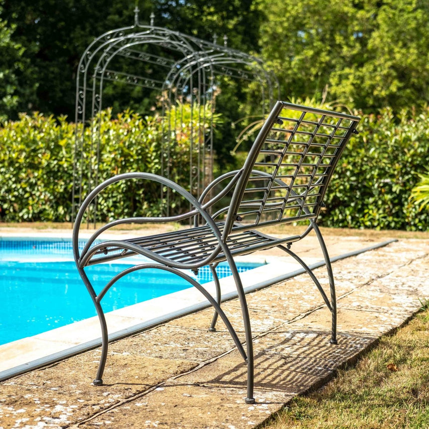 Amalfi Garden Bench - Umbra Grey Contemporary Design Quality Home Decor Garden & Outdoor Living and Gifts
