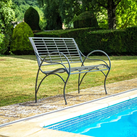 Amalfi Garden Bench - Umbra Grey Contemporary Design Quality Home Decor Garden & Outdoor Living and Gifts